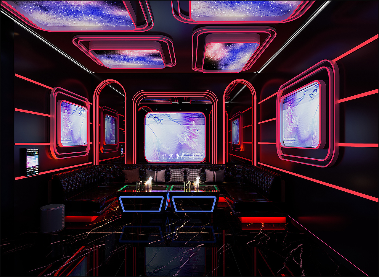 新的故事会在夏日的汽水碰撞中开始 - KTV（图ZMzA1NTY4NTMy） - 商业空间设计 - 站酷设计师尹熙不吃糖原创素材 - 站酷ZCOOL