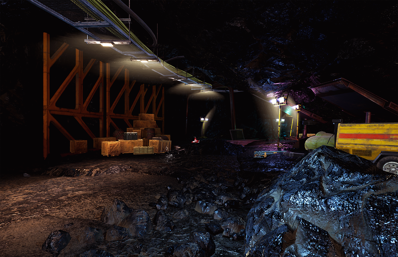 UE4项目演示——《矿洞》