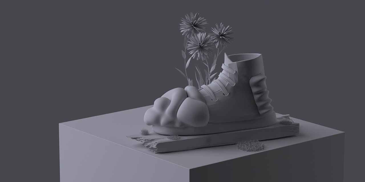 未来虚拟服饰鞋子