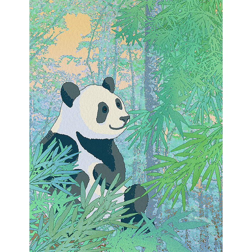 大熊猫数字艺术创意设计大赛参赛作品