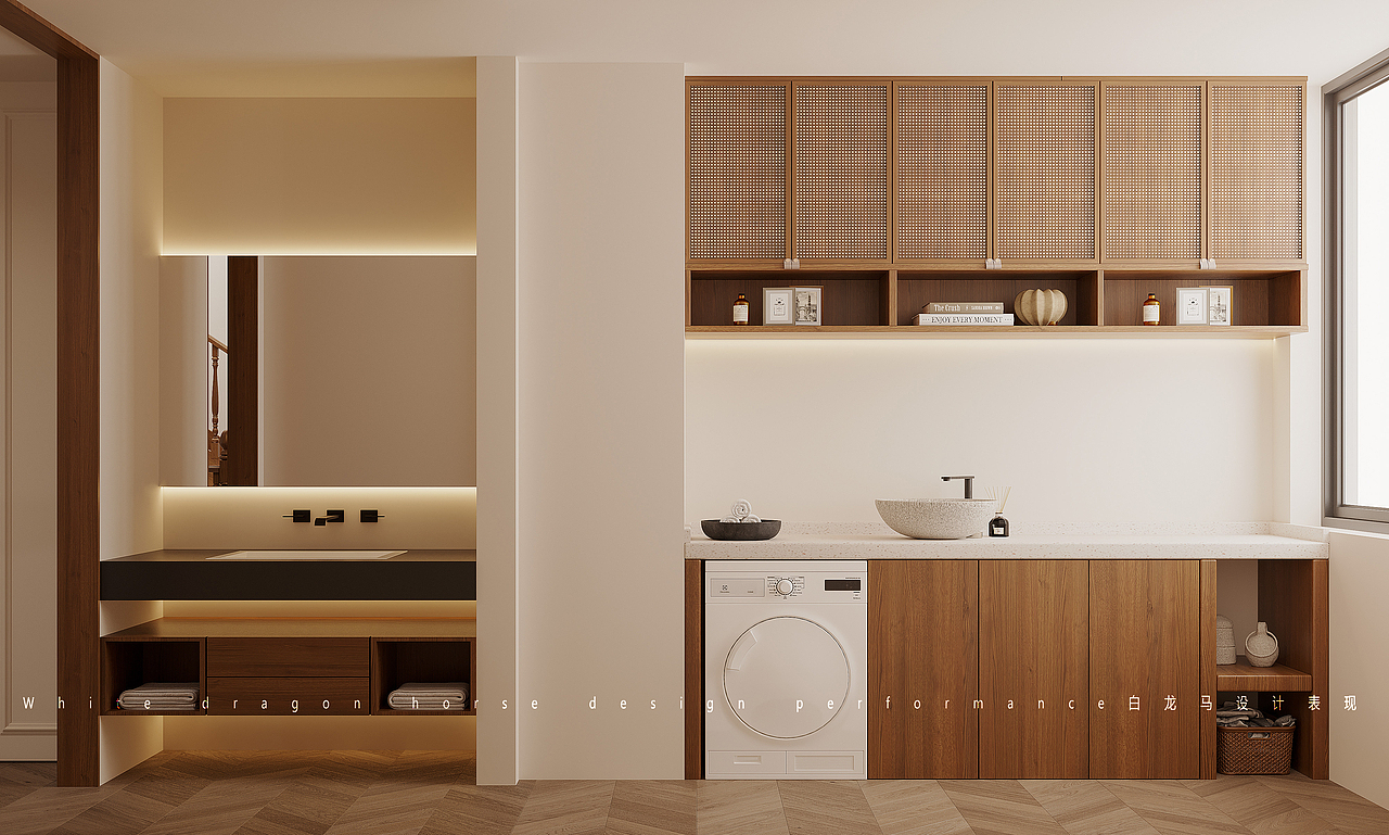 原木风——白龙马效果