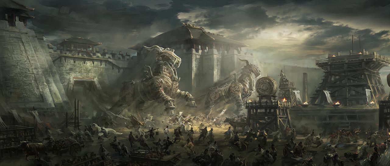 《封神三部曲》部分场景概设定