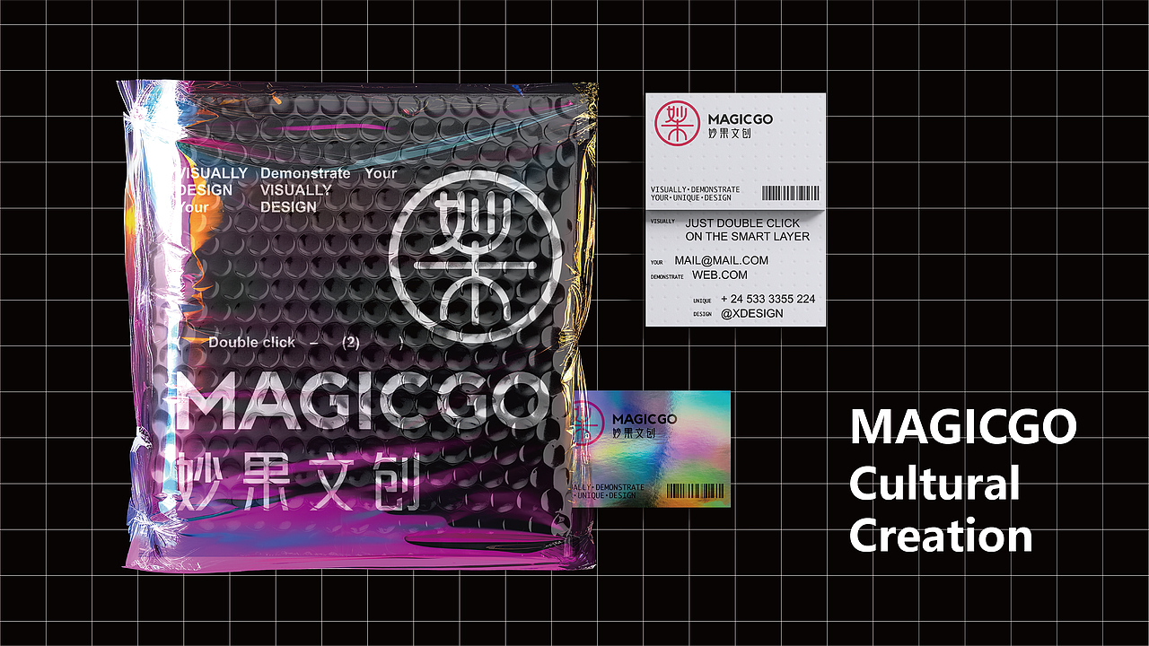 妙果短视频品牌vi