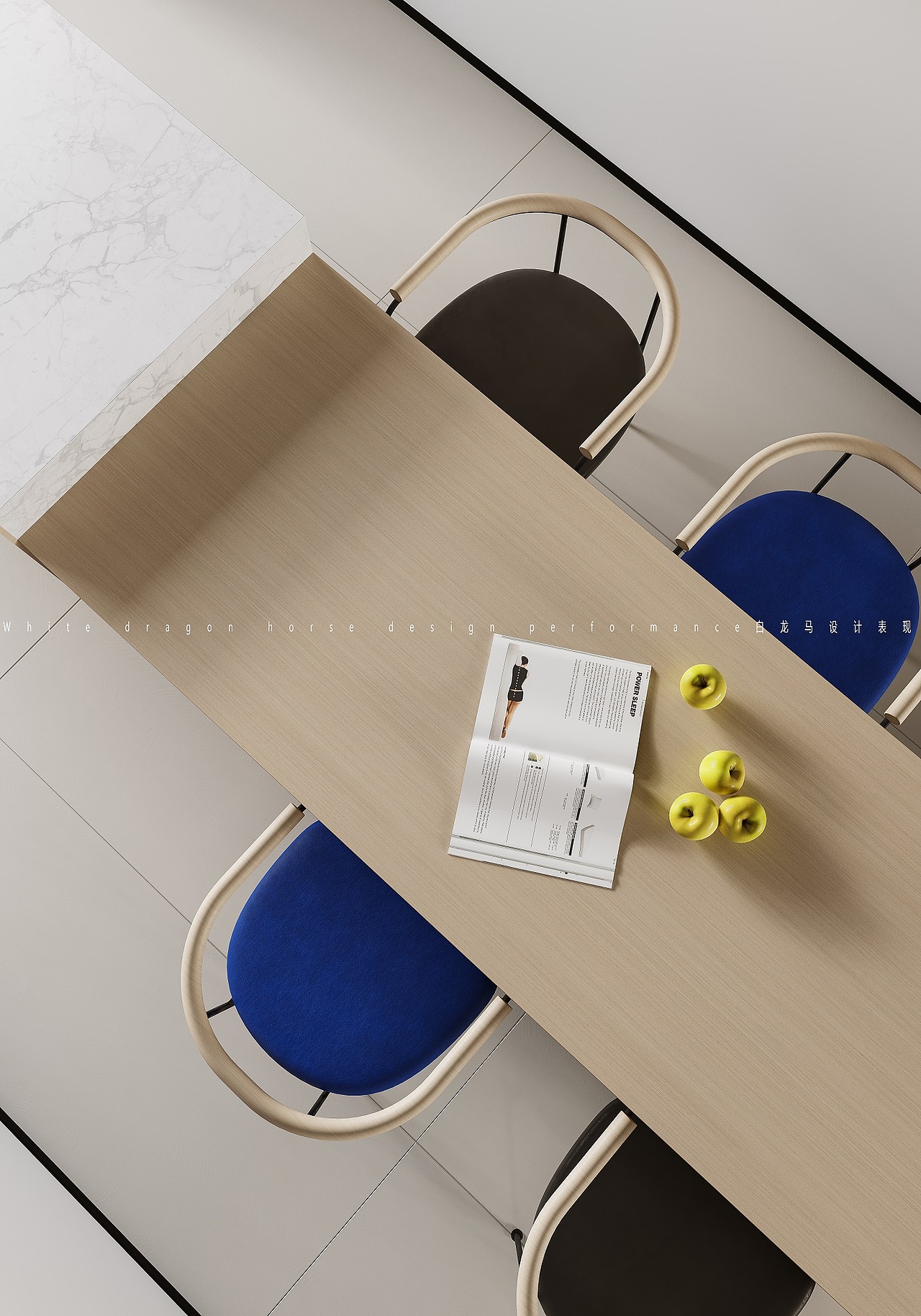 现代极简全屋—白龙马效果图