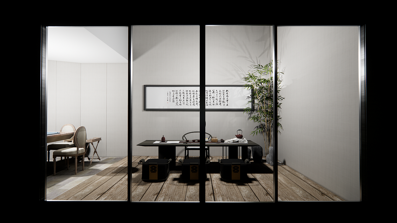 小茶室（图ZMzA4MTIwODY0） - 其他空间 - 站酷设计师临海小胖墩原创素材 - 站酷ZCOOL