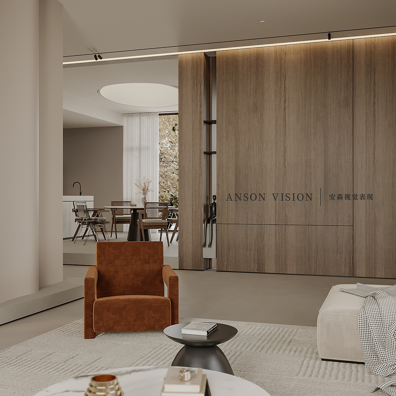 Anson︱枫 现代别墅多空间表现（图ZMzM4MjI4NDc2） - 家装设计 - 站酷设计师Anson安森视觉原创素材 - 站酷ZCOOL