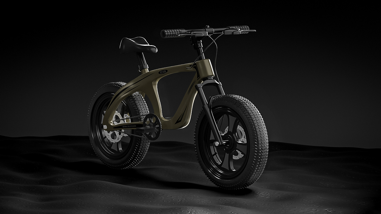 白无常视觉研修x山地自行车建模渲染案例