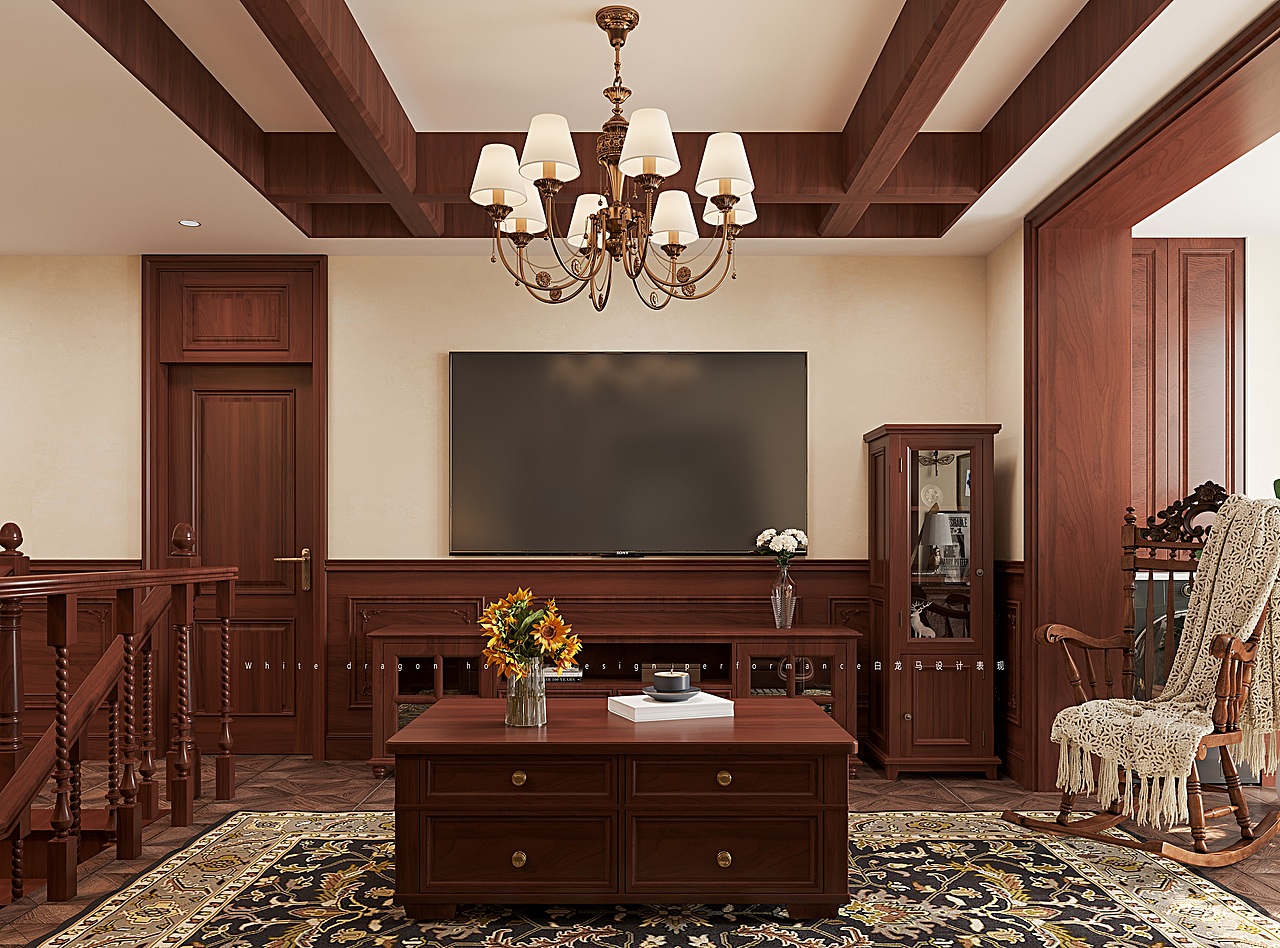 复古风格-白龙马效果图