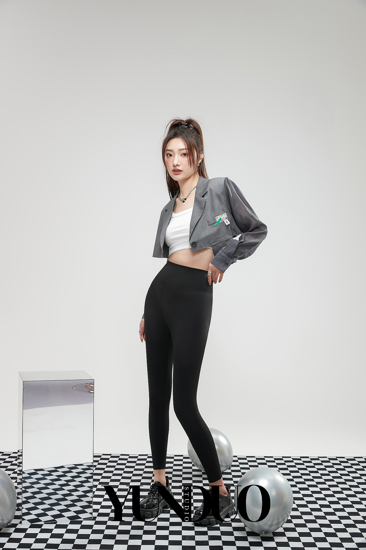 2023他她裤 春夏 小黑裤 运动裤,瑜伽裤,芭比裤,