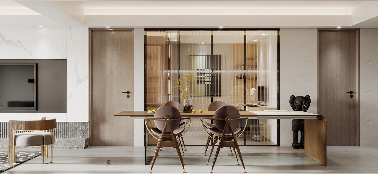 现代简约,暖色系惬意高级住宅