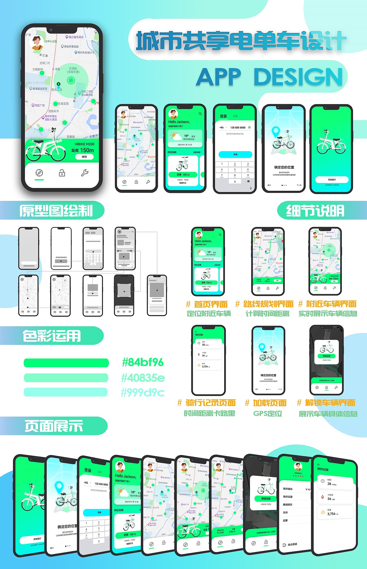 城市共享代步车设计