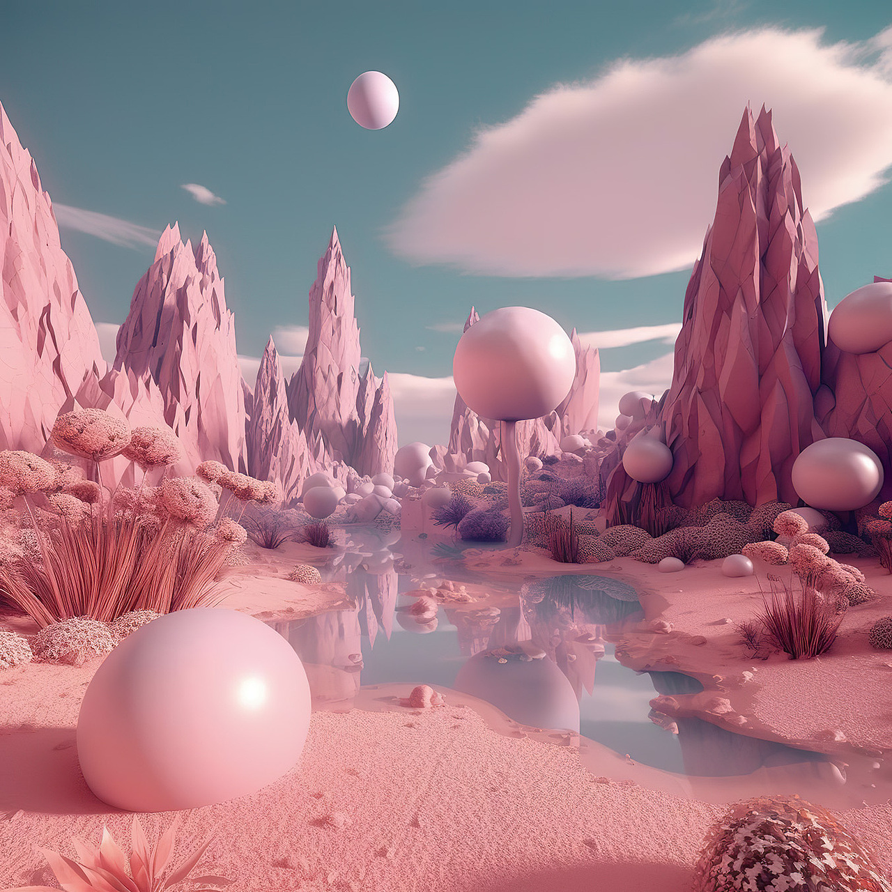 midjourney生成梦幻场景（图ZMzM4MzQ5NDc2） - 其他 - 站酷设计师Jiudy原创素材 - 站酷ZCOOL