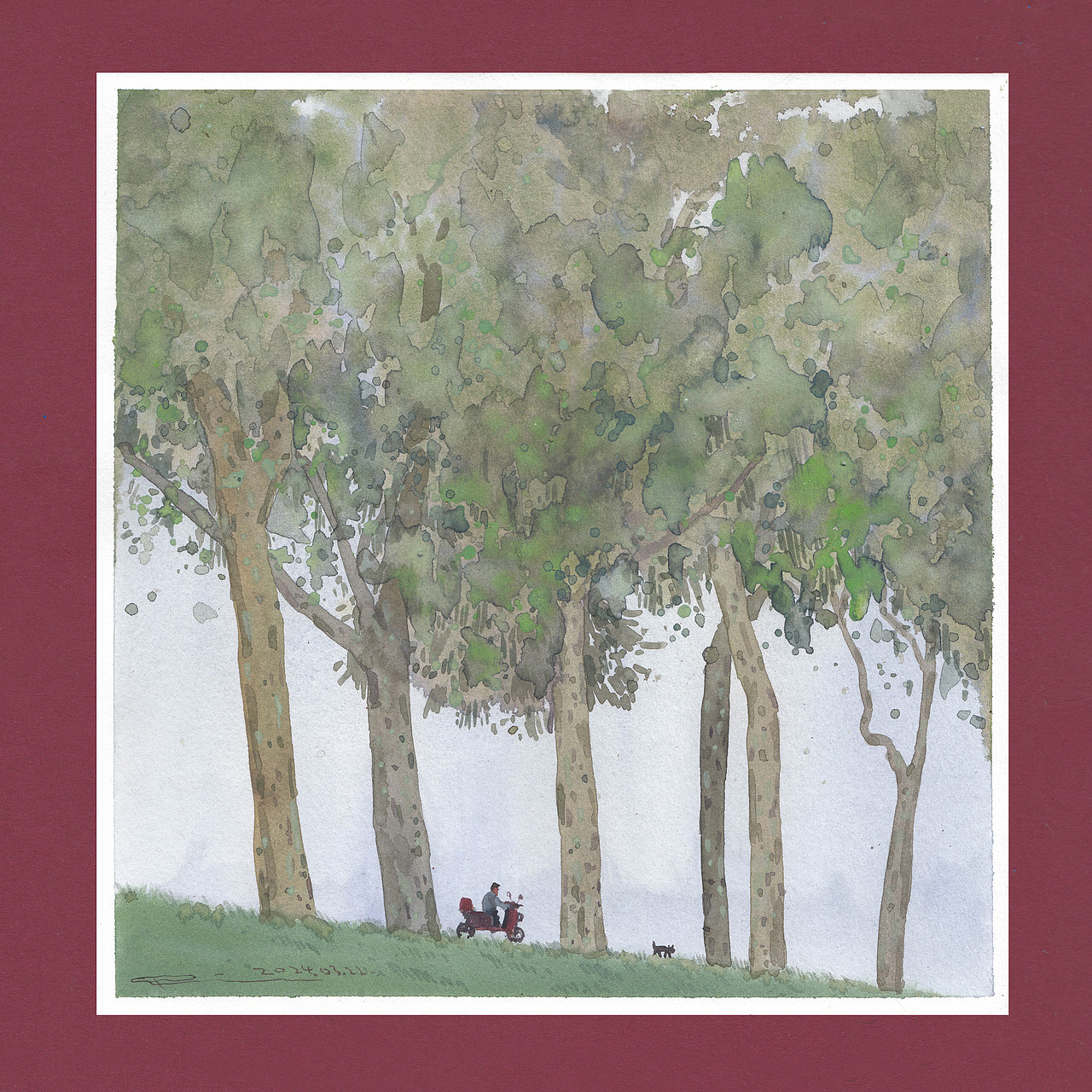 我的第56-58本画本-一人一狗的生活游记