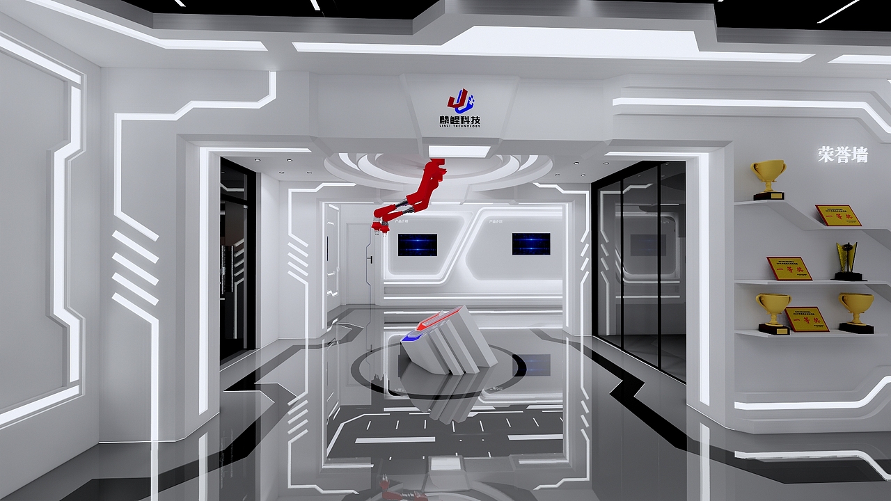 上海麟鲤科技展厅（图ZMzYwMzAyNDEy） - 展陈设计 - 站酷设计师独一无二的设计原创素材 - 站酷ZCOOL