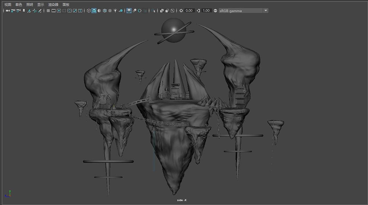 Maya建模-地形练习