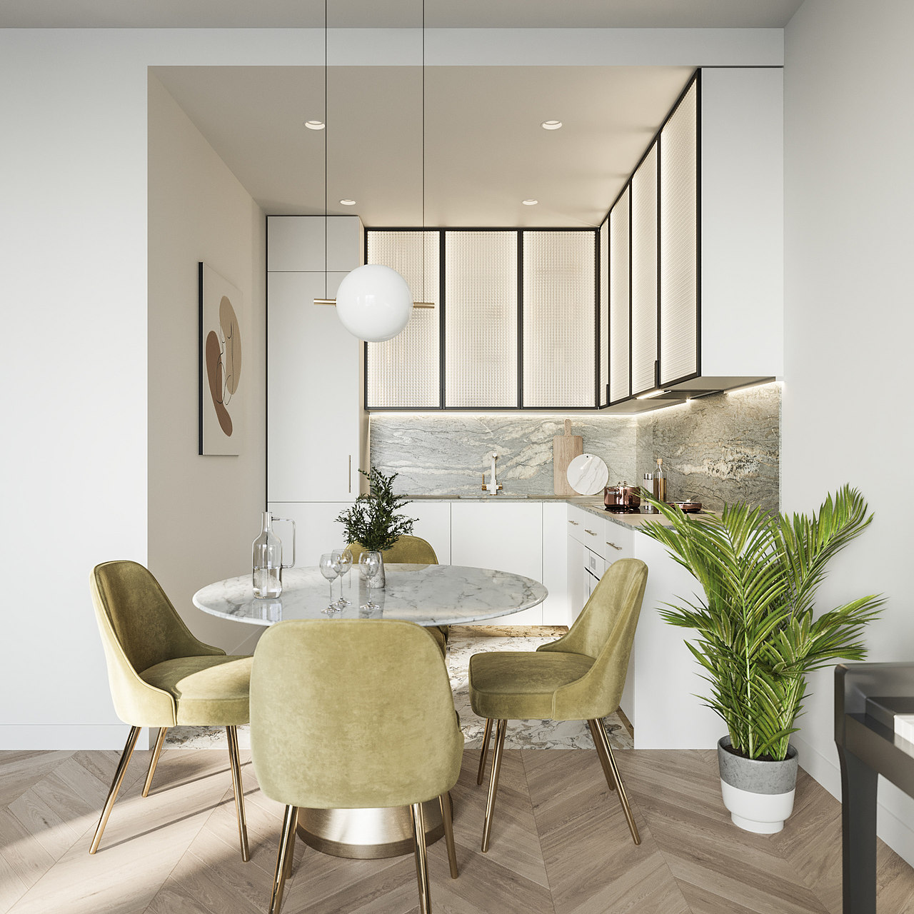 小清新现代风格—轻奢