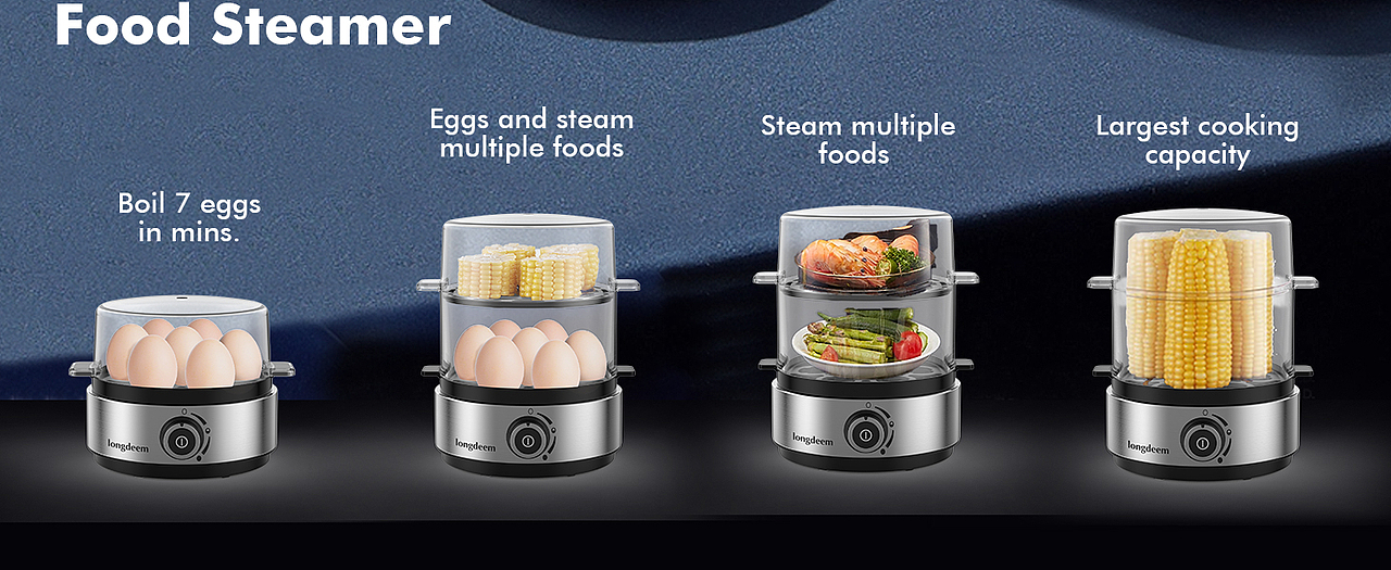 亚马逊双双层煮蛋器listing（图ZMzQ3OTkxMDUy） - 电子产品 - 站酷设计师与光同尘8原创素材 - 站酷ZCOOL