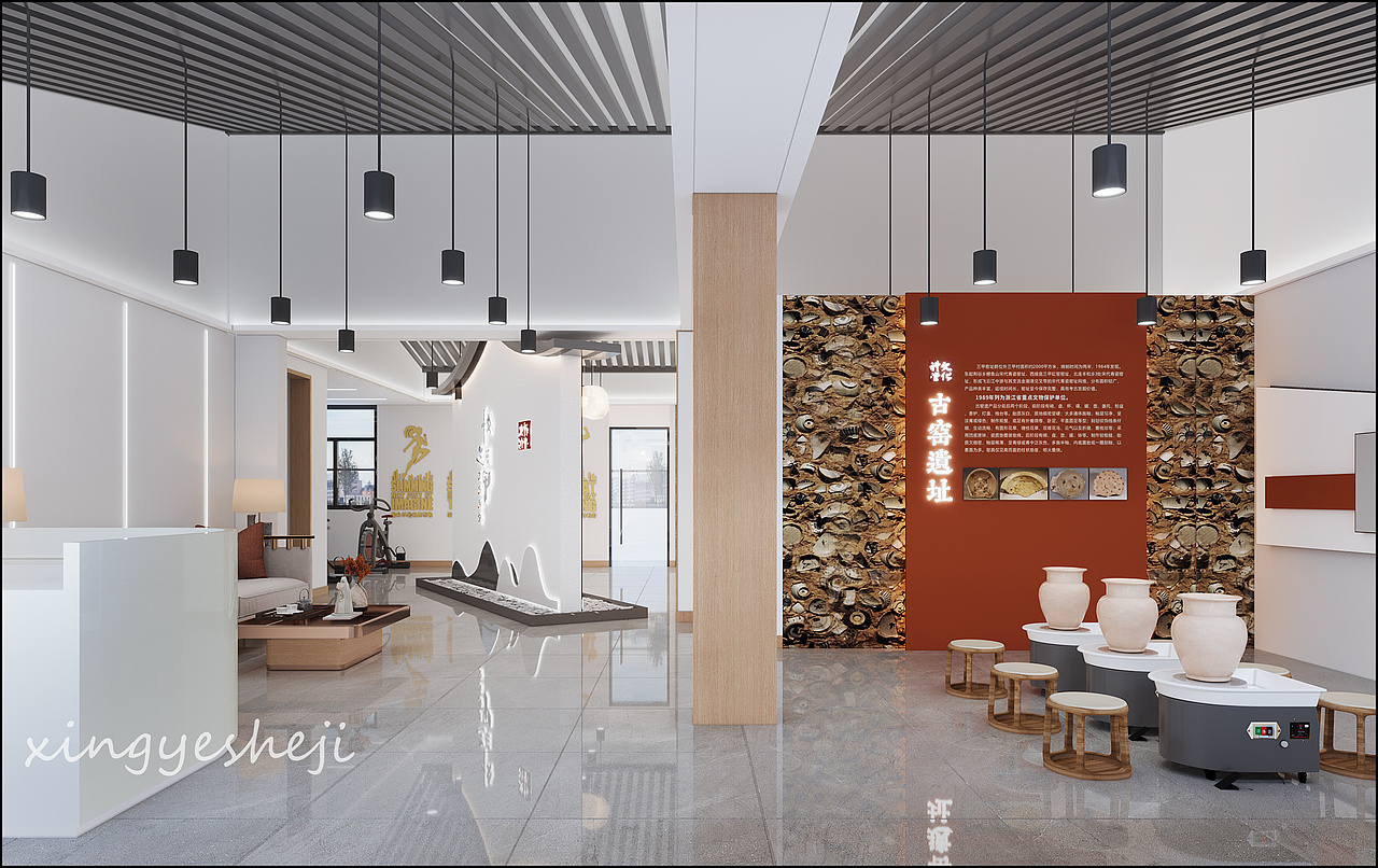 星夜設(shè)計--辦公展廳（圖ZMzM4MDI1NjQw） - 商業(yè)空間設(shè)計 - 站酷設(shè)計師許欣然xr原創(chuàng)素材 - 站酷ZCOOL