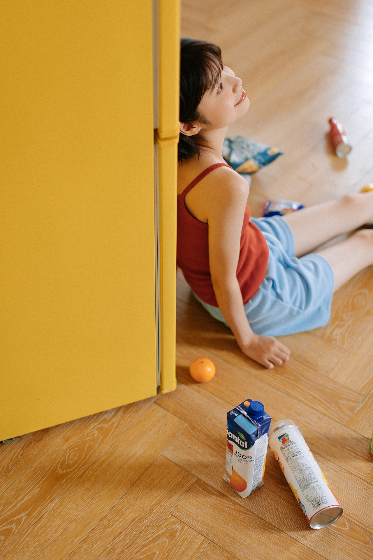 女孩,夏天的颜色