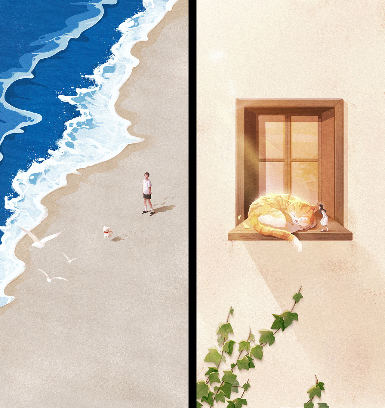 一些工作图（图ZMjk2NzQ1MzA4） - 商业插画 - 站酷设计师汐音三金原创素材 - 站酷ZCOOL