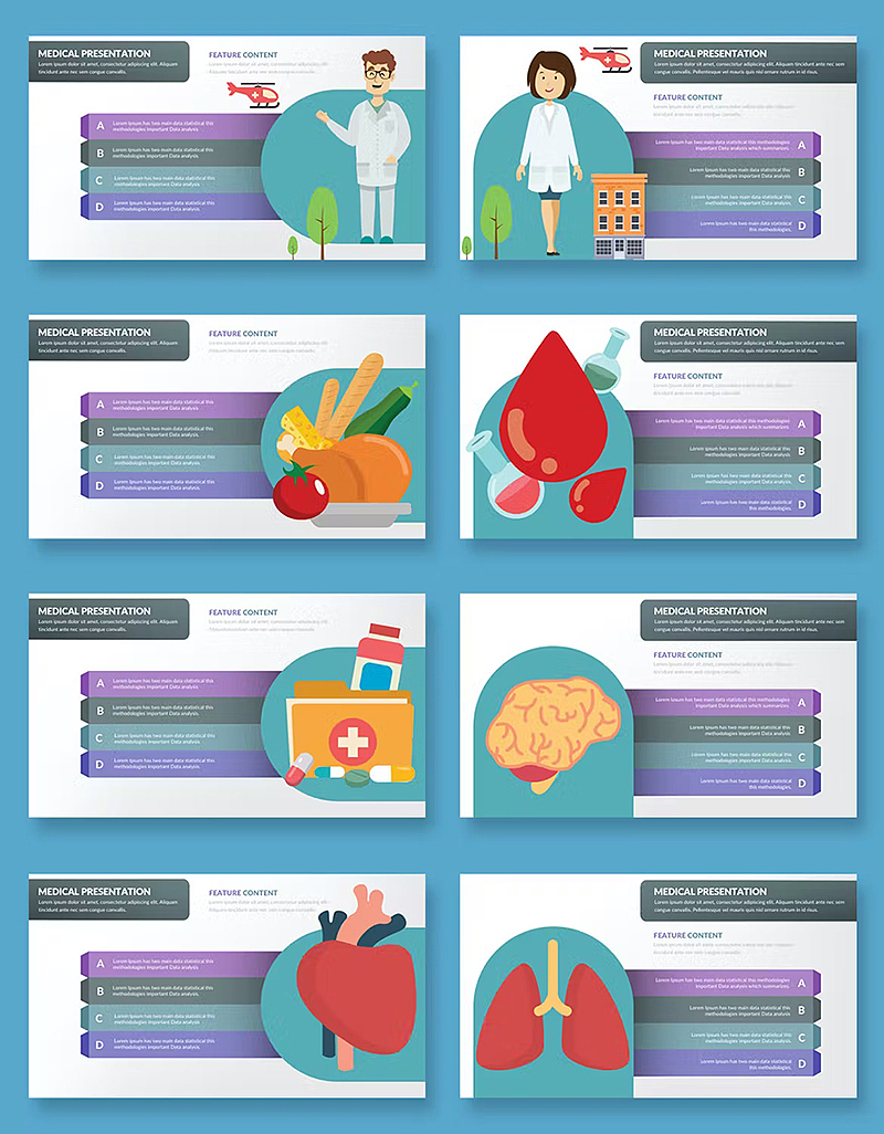 31页卡通风格医学医药研究开发国keynote模板（图ZMzIxMjUzNjUy） - PPT/Keynote - 站酷设计师爱晴天原创素材 - 站酷ZCOOL