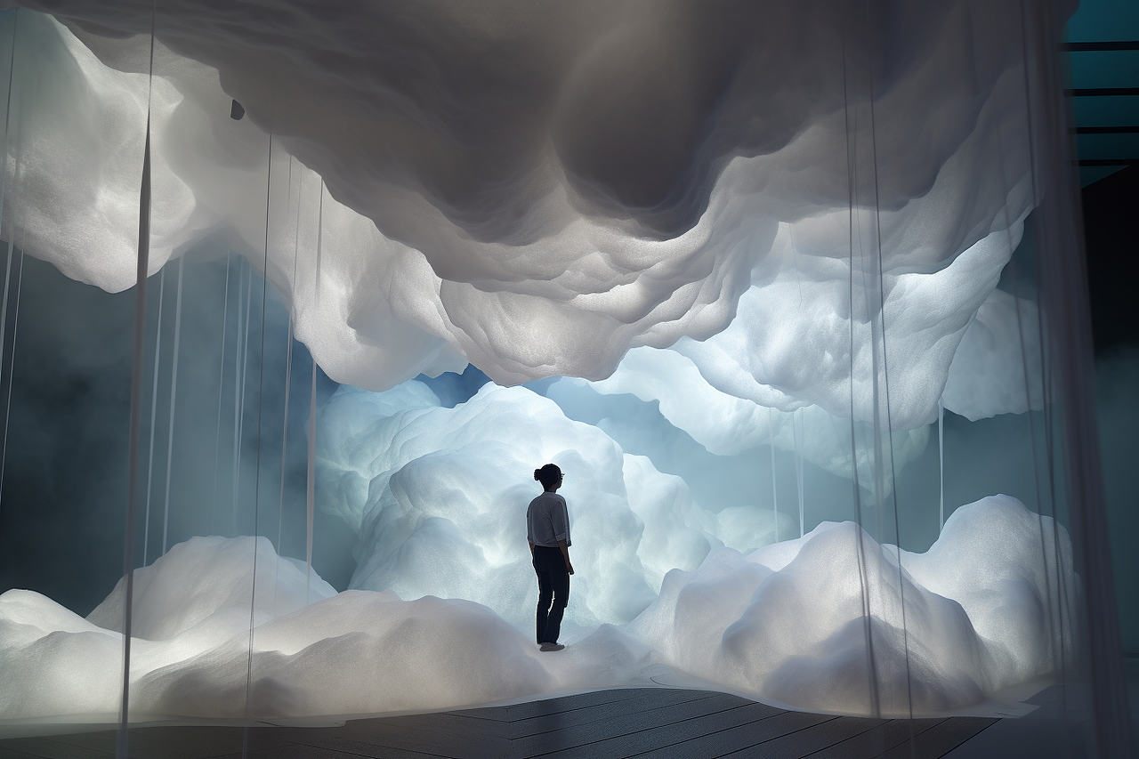 当云进入艺术馆（图ZMzM4MzkyMDU2） - 实验艺术 - 站酷设计师灼烧镜片原创素材 - 站酷ZCOOL