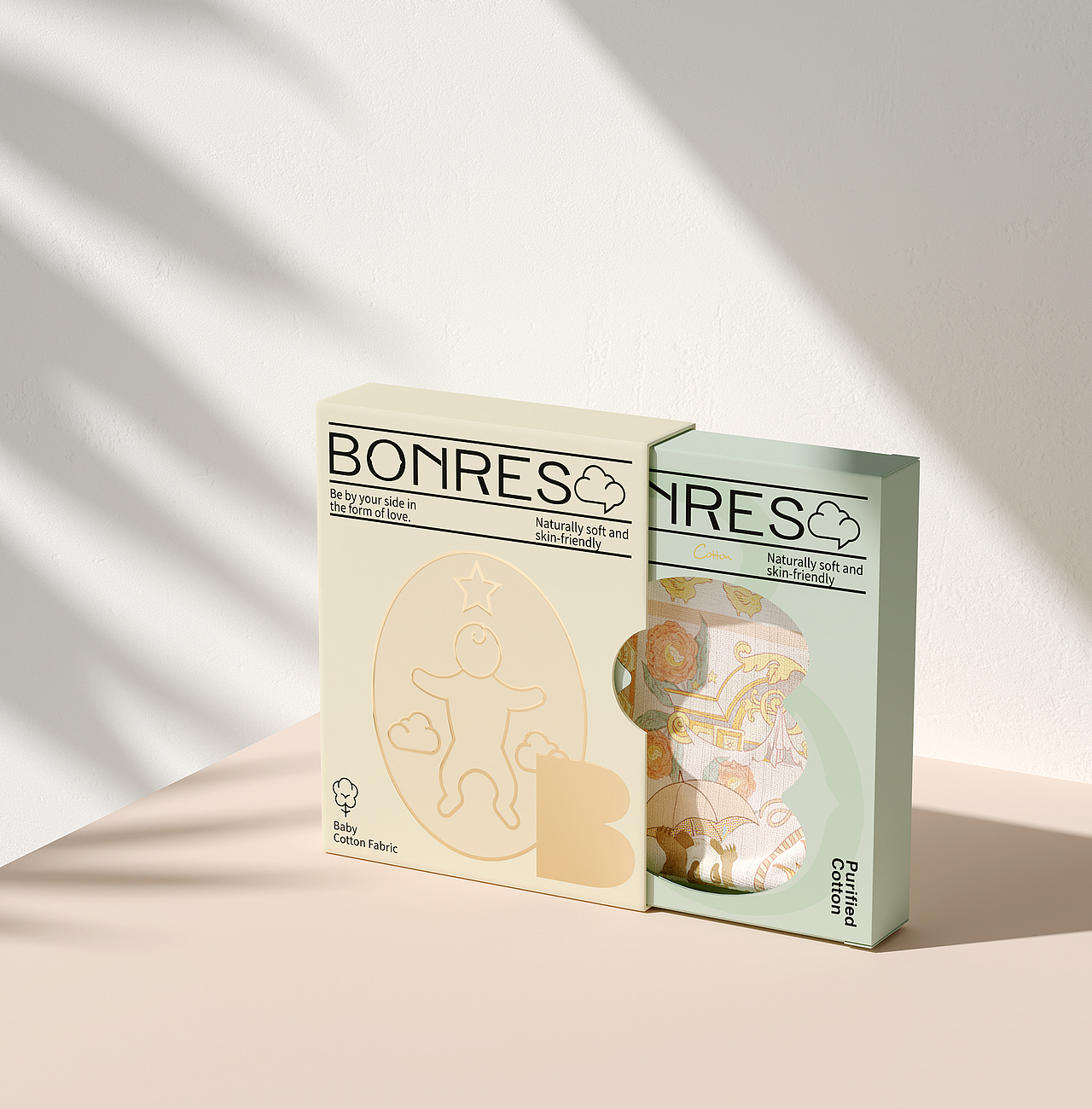《BONRES邦尔伯》品牌设计——以爱的形态陪伴在身边