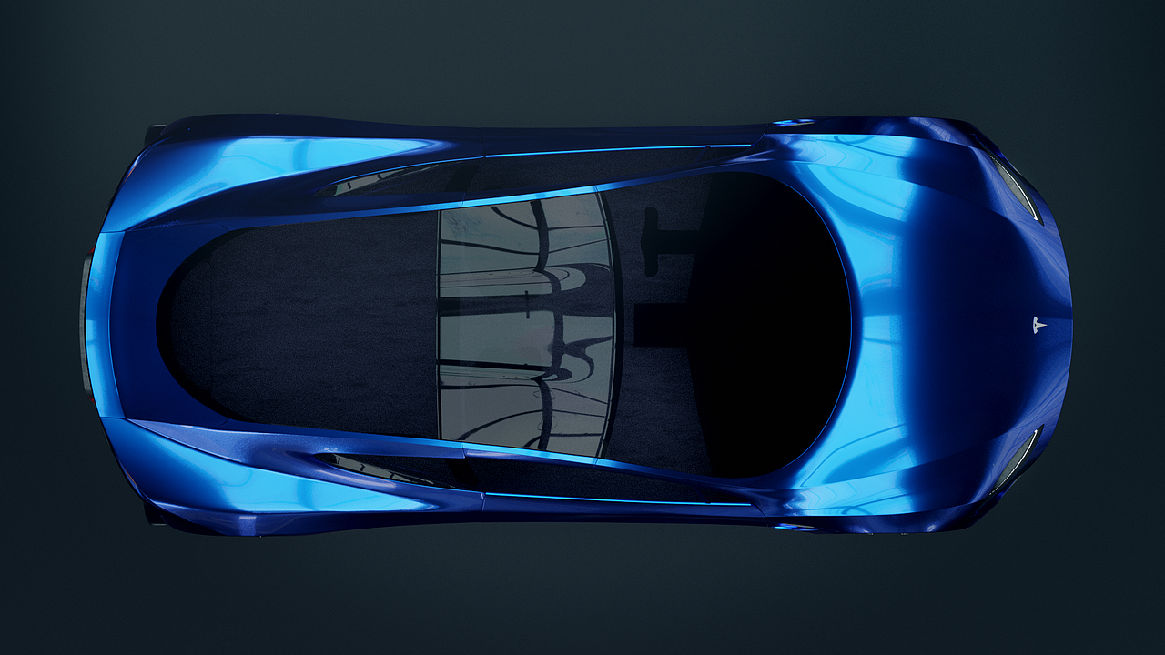 blender学习成品-特斯拉