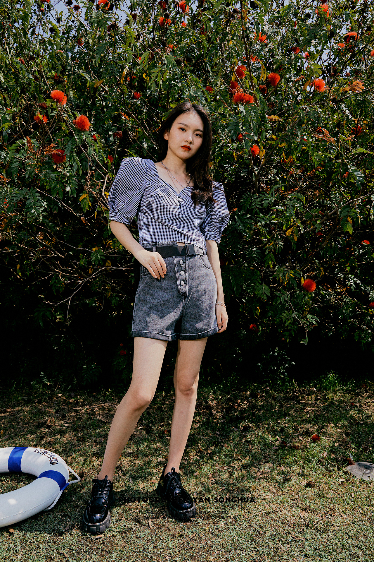 万花从中 | Vero moda 品牌服饰（图ZMzMxNDMyNzEy） - 人像摄影 - 站酷设计师YAN工作室原创素材 - 站酷ZCOOL