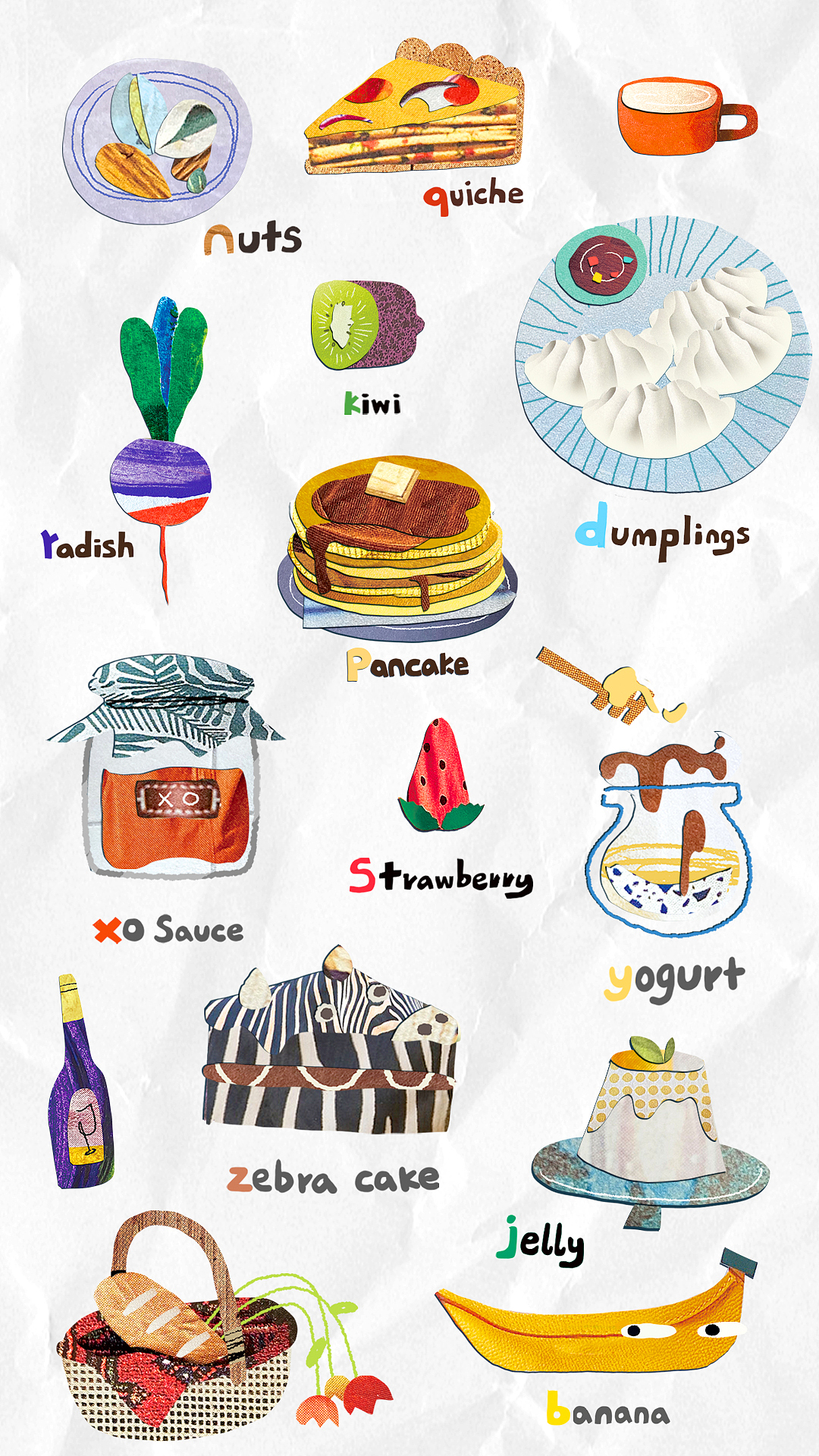 Funny Foods 英语科普绘本（图ZMzI3NzQyMTA0） - 绘本 - 站酷设计师新悦Xinyue原创素材 - 站酷ZCOOL