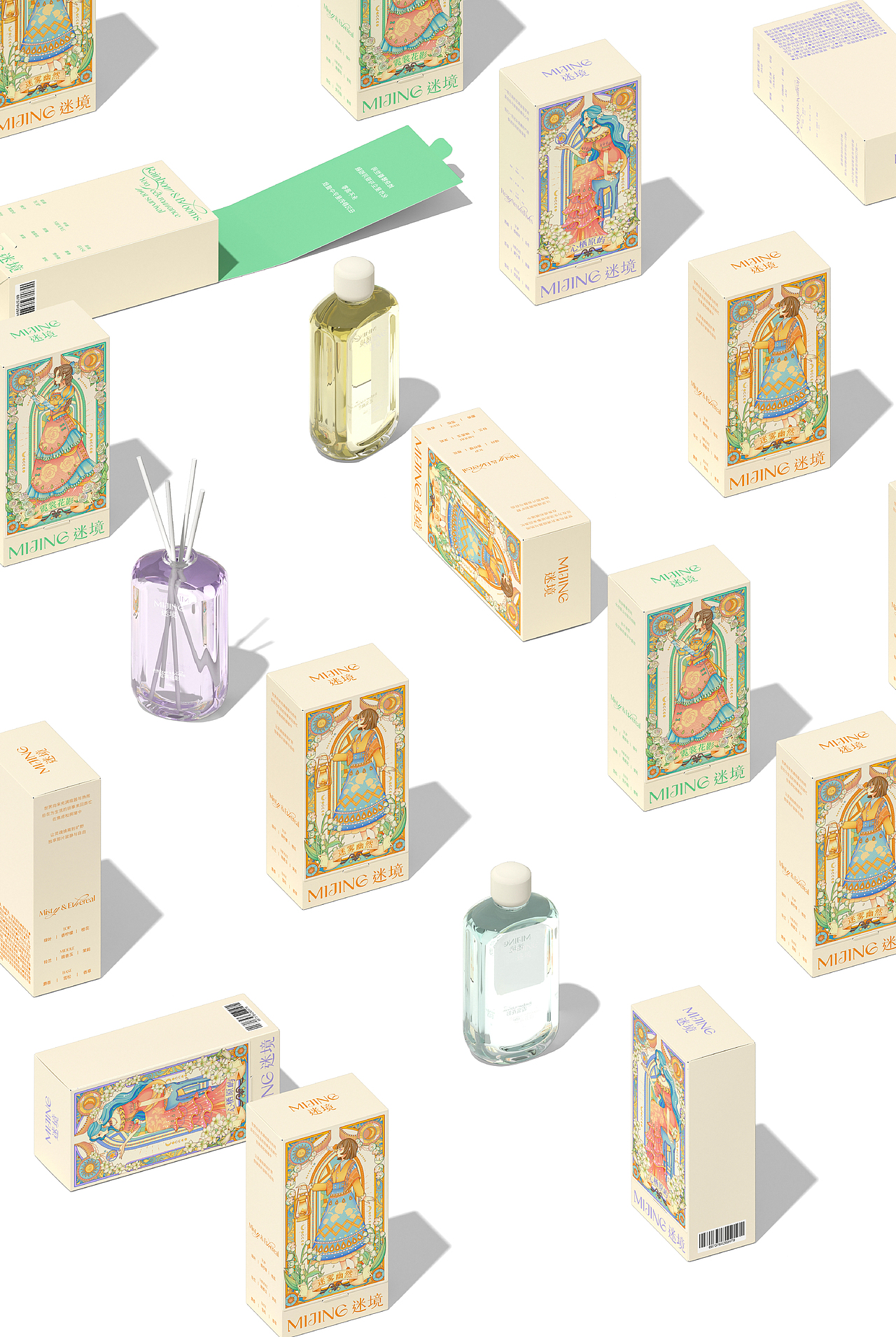 MIJNG迷境©香薰包装设计 | 探寻内心深处的迷失与回归（图ZMzcwMjM0Nzc2） - 包装 - 站酷设计师不眠虎工作室原创素材 - 站酷ZCOOL