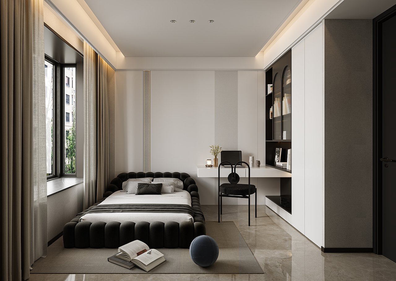 暗系效果图（图ZMzQzNDI2NzU2） - 家装设计 - 站酷设计师合肥锦轩设计原创素材 - 站酷ZCOOL