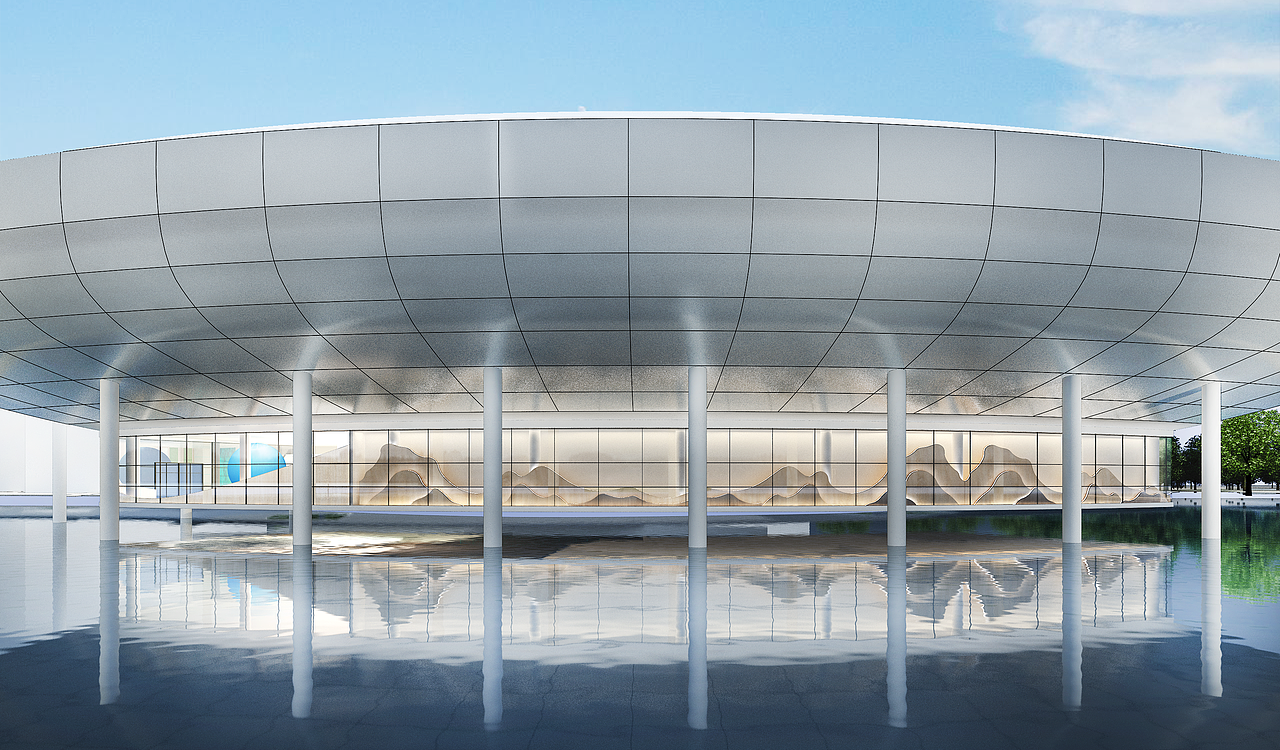 中冶环保企业展厅概念方案（图ZMzY4MTY3NTIw） - 展陈设计 - 站酷设计师YU饭特稀原创素材 - 站酷ZCOOL