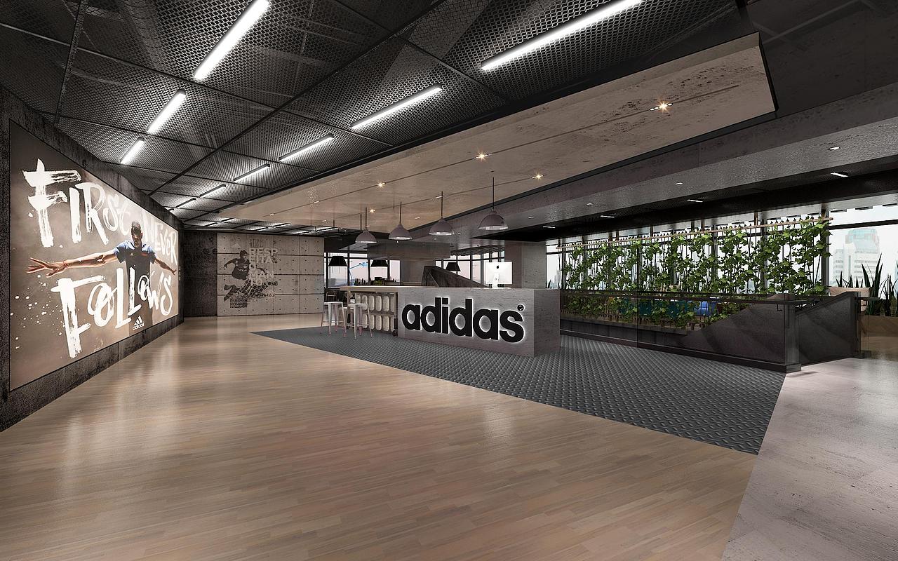 某达斯上海办公室效果图案例分享