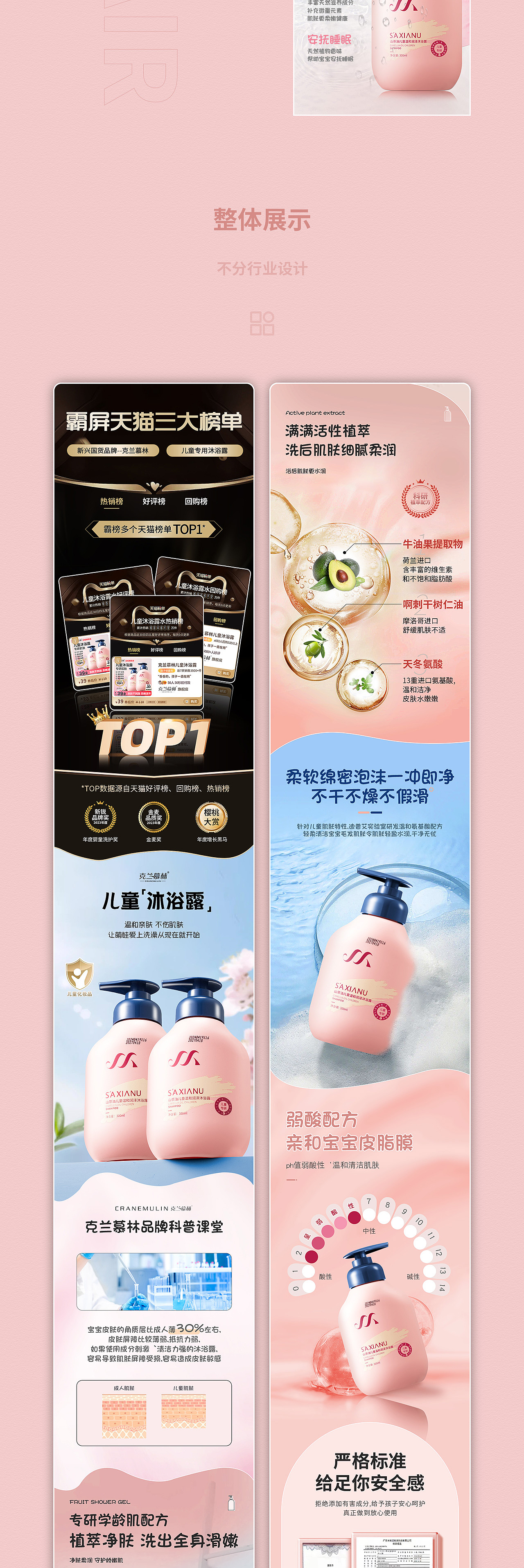 电商详情页(儿童洗发水)
