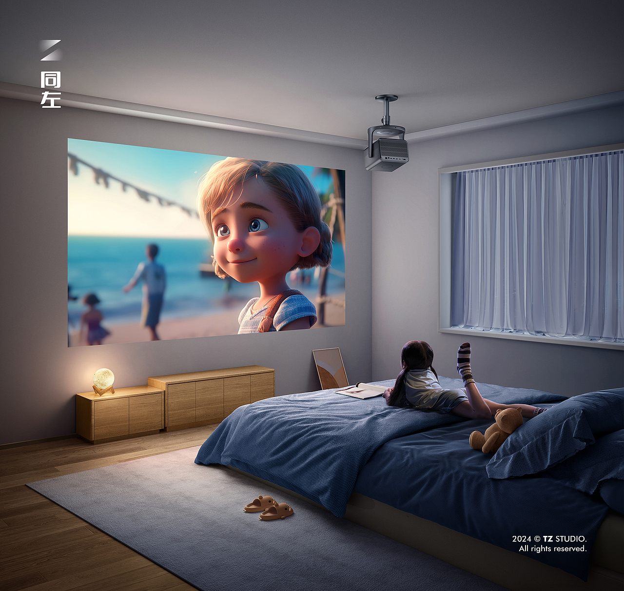 vidda投影仪✖同左 | 人像场景拍摄（图ZMzY5NDE4OTEy） - 产品摄影 - 站酷设计师同左摄影原创素材 - 站酷ZCOOL