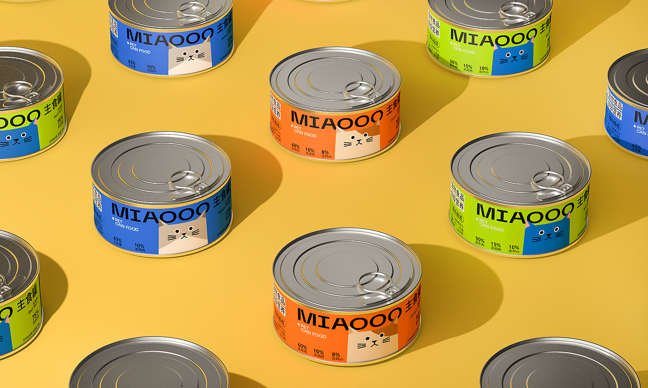 miaooo主食罐丨宠物罐头食品包装（图ZMzM5MTY4ODk2） - 包装 - 站酷设计师鹿鹿象原创素材 - 站酷ZCOOL