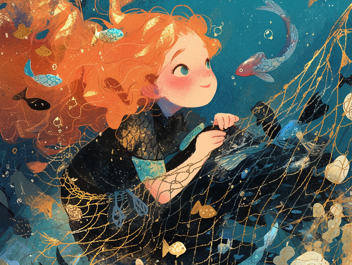 捕鱼与少年（图ZMzY2NjUxMjk2） - 绘本 - 站酷设计师能力棒001原创素材 - 站酷ZCOOL