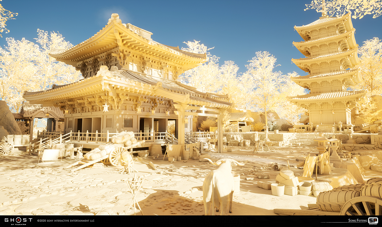 UE5作品：《对马岛之魂》黄金寺（图ZMzQyOTgyOTYw） - 场景 - 站酷设计师宋飞腾原创素材 - 站酷ZCOOL