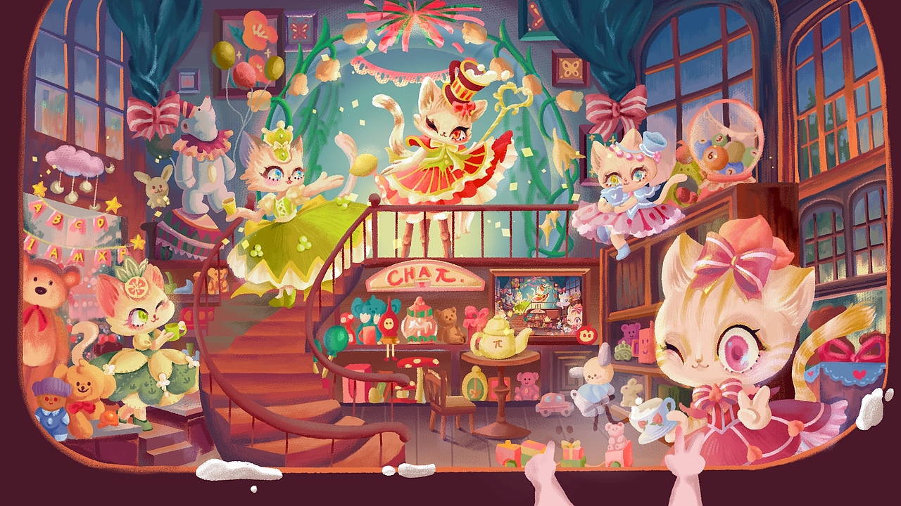 茶π的美好世界-雪夜玩具店