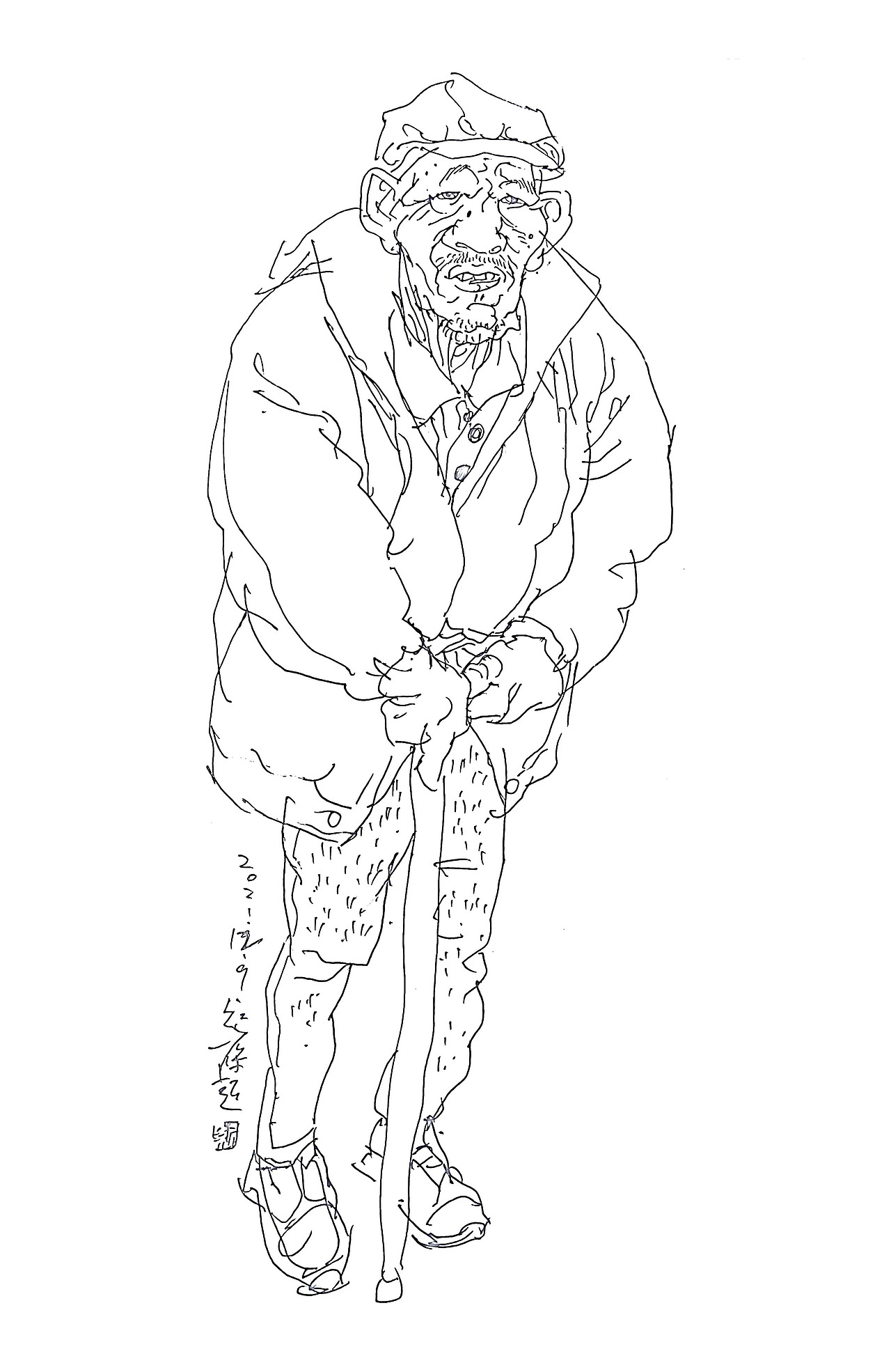 纪保超摸鱼速写