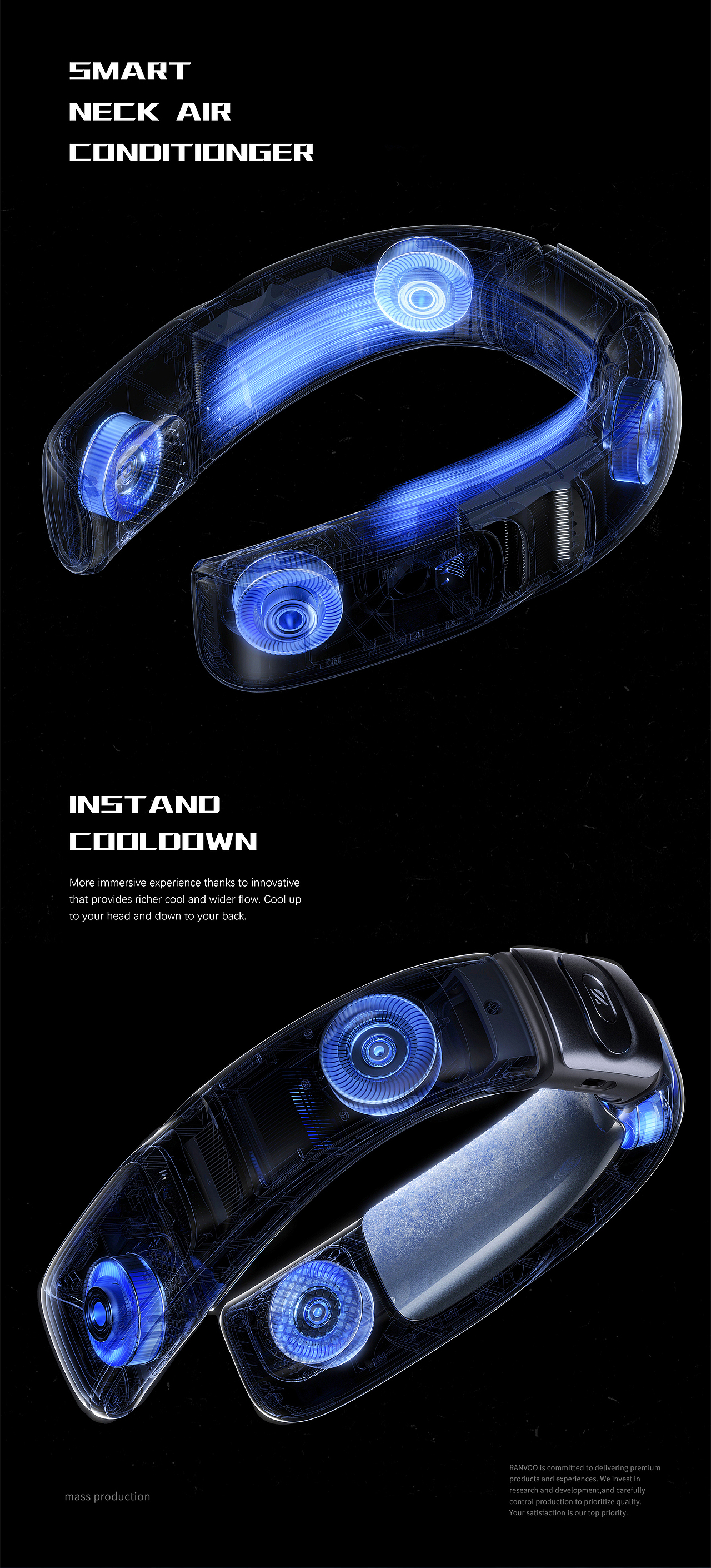 RANVOO · AICE3 挂脖空调