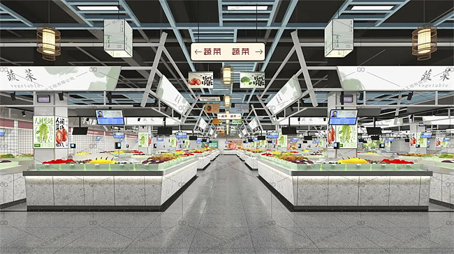 安徽无为中心菜市场