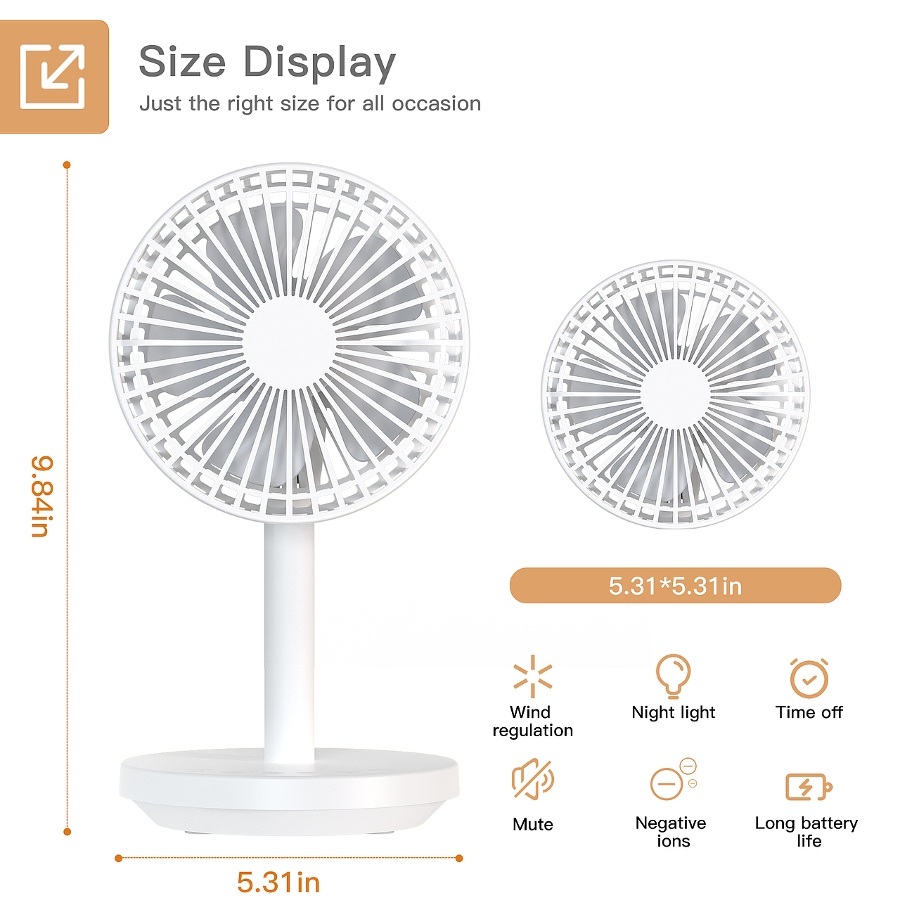 便携台灯小风扇