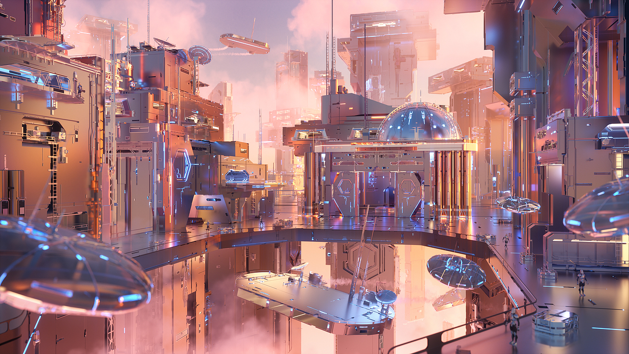 Sci-fi 场景习作（图ZMzI5OTcxMzY0） - 场景 - 站酷设计师elejin原创素材 - 站酷ZCOOL