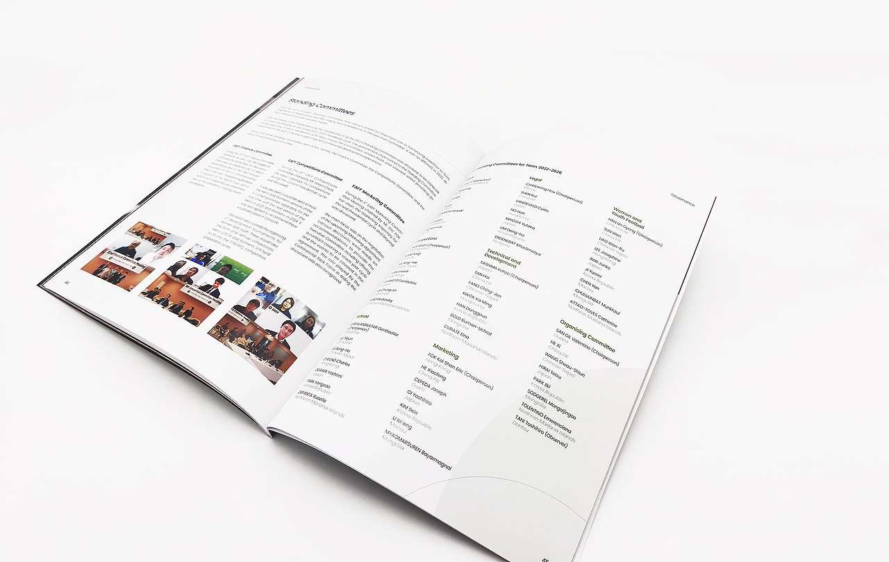 EAFF东亚足球联合会2022年报画册设计（图ZMzQ0MjE5ODEy） - 书籍/画册 - 站酷设计师橙时品牌设计原创素材 - 站酷ZCOOL