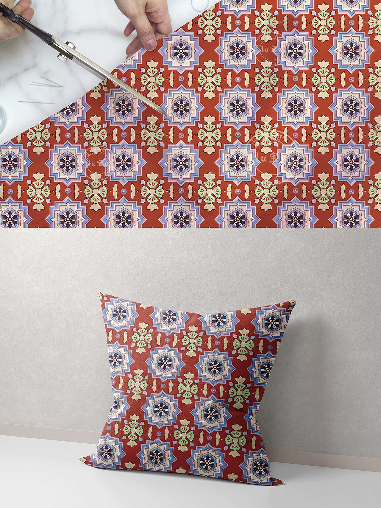 图案设计 传统花纹图案 敦煌莫高窟纹样 印花花型设计（图ZMzI1OTY0Njk2） - 商业插画 - 站酷设计师鹿堡设计原创素材 - 站酷ZCOOL