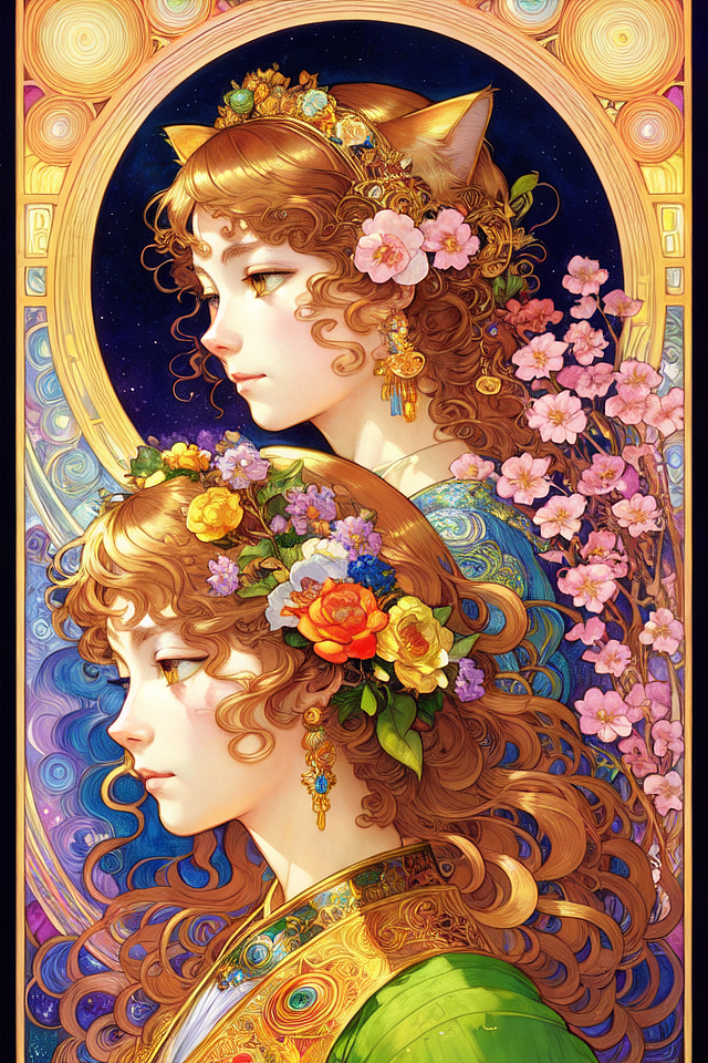 AI设计软件《如兔》内测文字生成图画。