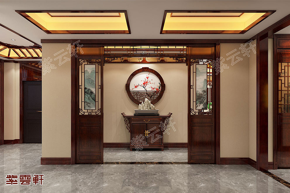 紫云轩古典中式别墅豪宅装修