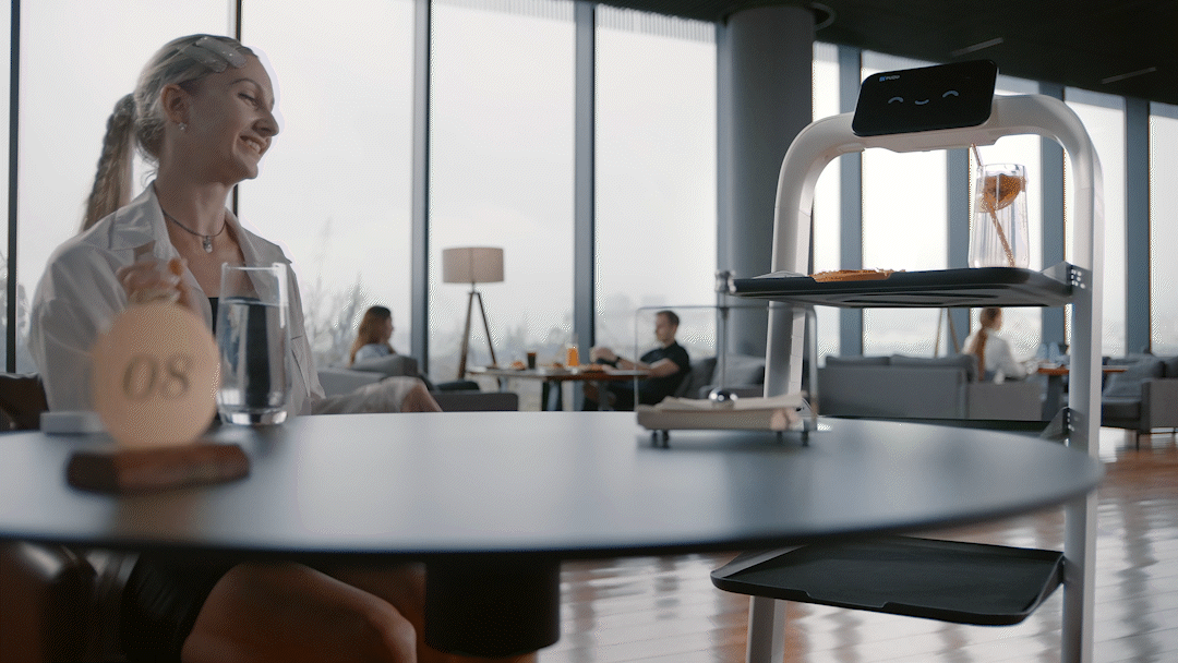 普渡欢乐送2送餐机器人